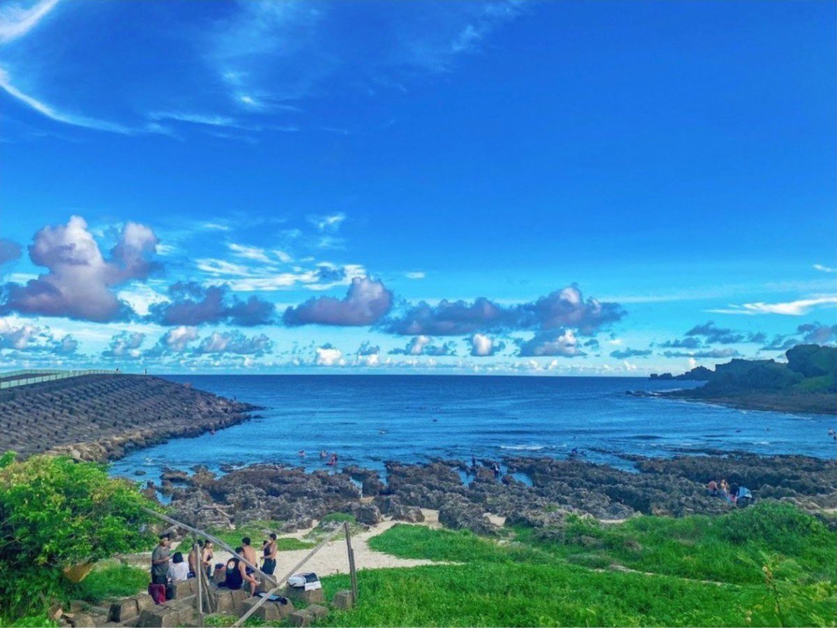 後壁湖 出水口右側 海域